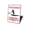 thumbnail image 4 of Paddleboarder Parking Novelty Sign, Metal Wall Decor - 10x14 inches, 4 of 4