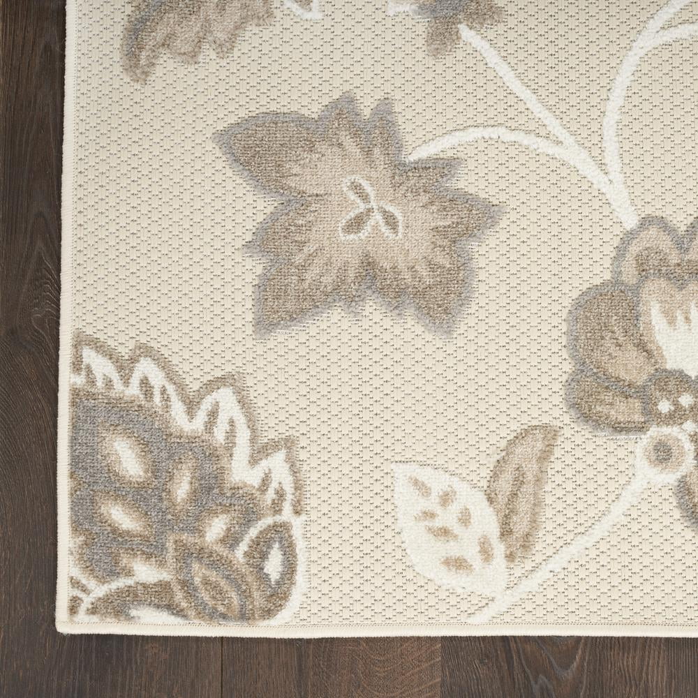 Nourison Aloha Indoor/Outdoor Beige 6' x 9' Area Rug, (6x9)