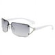 thumbnail image 5 of Gafas de sol retro con protección UV para hombres y mujeres, de moda, con incrustaciones de diamantes y sin marco, 5 of 6