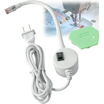 Magnetic Positioning Quilting Light, Sewing Machine Quilting Light with Resistance Ruler/Adjustable Dot/Straight Line/Crosshair Projection, Vision Guide (Plug-Type)