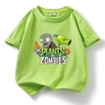 thumbnail image 1 of Plants Vs. Zombies Pure Cotton Short-sleeved T-shirt Children's Loose Breathable Top, 1 of 5