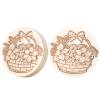 thumbnail image 1 of Cuadros Decorativos Cesta de flores Sello de cera Cabeza de sello Pintura de fuego para hacer tarjetas de boda (HL08) Likrtyny embutido en tela, 1 of 1