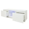 thumbnail image 4 of TV Cabinet Wholesale, White TV Stand with Lights, Modern LED TV Cabinet with Storage Drawers, Living Room Entertainment Center Media Console Table, 4 of 9