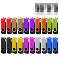 thumbnail image 1 of Unidad flash USB EASTBULL de 2 GB USB 2.0, paquete de 20 con cordones, 1 of 7