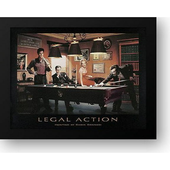 Legal Action 18x15 Framed Art Print by Consani, Chris
