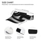 thumbnail image 3 of Balery Abstract Black White Swirls Gorra deportiva con visera ajustable para mujer y hombre (talla única), 3 of 7
