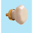 thumbnail image 2 of Kitchen Cabinet Knob Milk Glass 1 1/4" Dia W/ Brass Back | Renovators Supply, 2 of 4