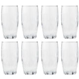 Mainstays Radiant Glass Drinkware Set, 16 Piece Set, 16 Ounce & 12 ...