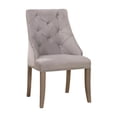 thumbnail image 2 of Furniture of America Desi Fabric Tufted Side Chair in Light Gray (Set of 2), 2 of 8