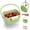 Green, variant on Hanging Sink Drain Basket, Foldable Stretchable Kitchen Sink Colander, Flip Cover Over Sink Food Strainer for Vegetable Fruit Washing & Food Waste Filtering