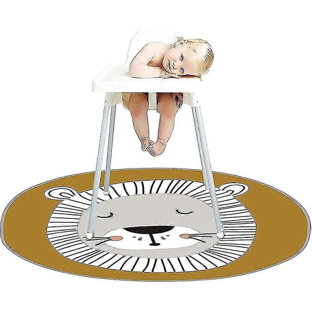 High Chair Mat - 140 Cm - Waterproof - To Protect The High Chair Floor - Non-slip - Multi