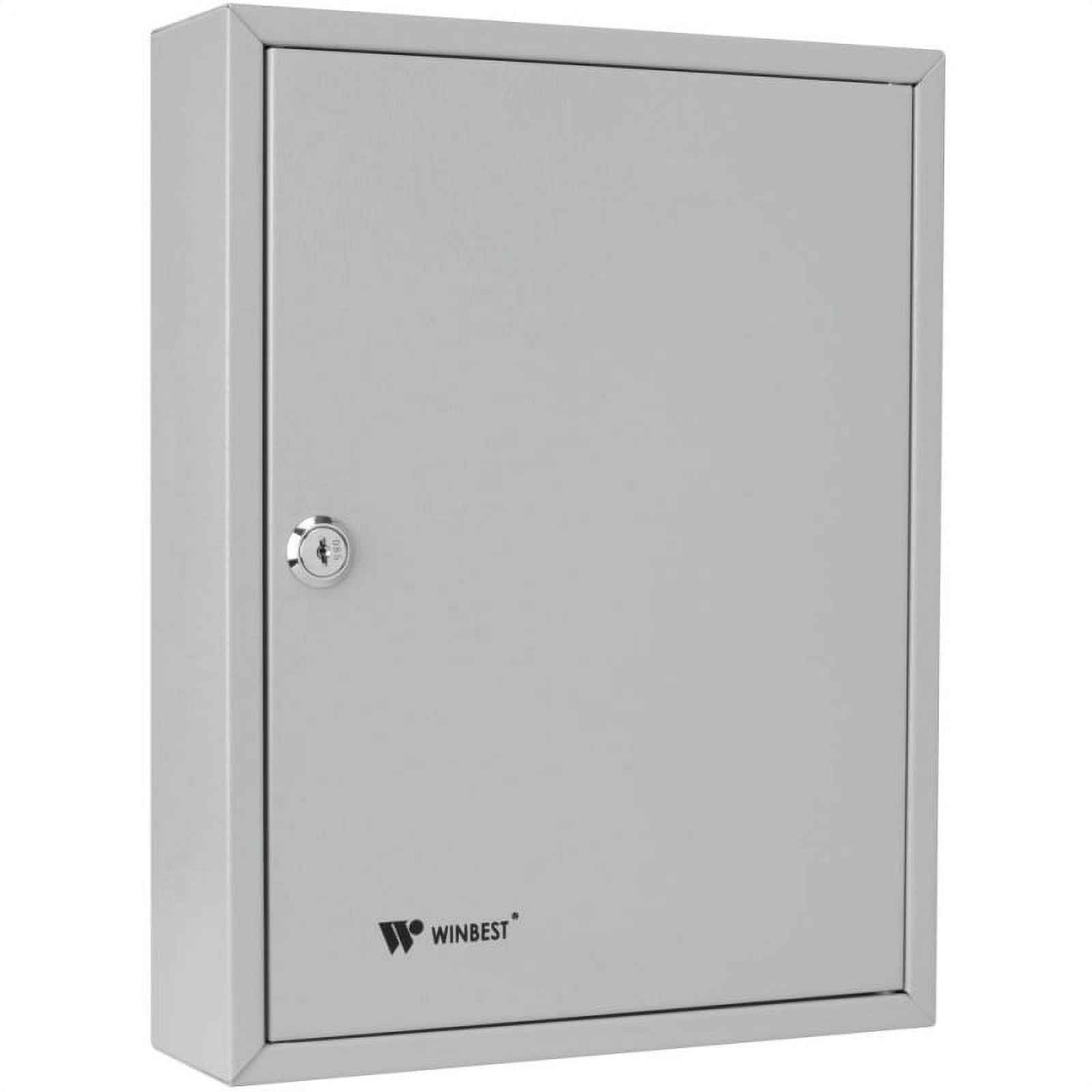 GJX  Steel Key Storage Safe Lock Box Cabinet (120 Key Safe Wall Mount Cabinet)