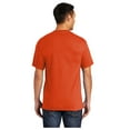 thumbnail image 2 of Port & Company Men's Core Blend Classic Pocket T-Shirt Orange 3X-Large, 2 of 4