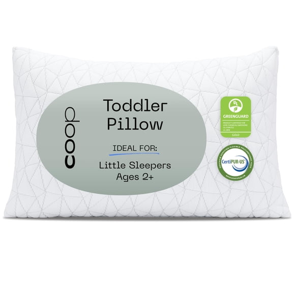 Almohada viscoelástica suave original de Coop Home Goods para niños pequeños