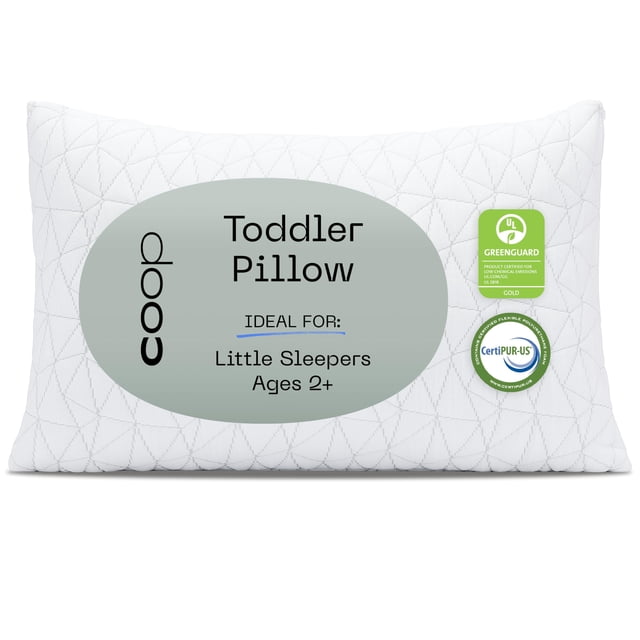 Almohada viscoelástica suave original de Coop Home Goods para niños pequeños