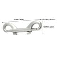 thumbnail image 3 of 6 Pcs Double Hook Snap Hooks for Pet Leash Door Latch Backpack Heavy Duty Metal, 3 of 6