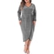 thumbnail image 1 of Vestido de fiesta y cóctel con lentejuelas de mujer plus size Agnes Orinda, de manga larga, escote en V, estilo tulipán, envolvente, 4X plateado, 1 of 6