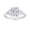 Platinum, variant on 1 to 5 Carat (ctw) Radiant,Trilliant Cut LAB GROWN Diamond Three Stone Engagement Ring (Color D-E Clarity VS1-VS2) Platinum 1 Carat Size-4