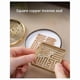 thumbnail image 3 of Incense Stamp Tool Square Double Ear Incense Stamp Model Incense Burner Tea Room Office Temple Ornaments A, 3 of 5