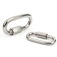 thumbnail image 2 of Lefu Carabiner Quick Link Strap Connector Steel Chain Repair Shackle D-Shape Rigging, 2 of 8