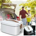 thumbnail image 3 of Maplenight Bento Lunch Box 1.8L Large Capacity Stainless Steel USB Heating & Insulation Car & Household Use No Water Injection Adult & Student Lunch Box Containers White, 3 of 6
