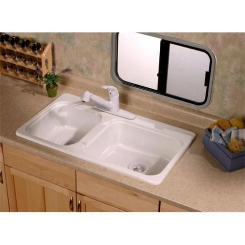 Lyons Industries DKS01C3.5 Designer White 33 in. x 19 in. Manufactured