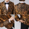 thumbnail image 4 of ETHAN Boy Suits Formal Tuxedo Wedding Prom Suit for Teens Boys Jacquard Suits Blazer 2T-20, 4 of 7