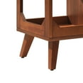 thumbnail image 2 of Crosley Furniture Asheville Low Record Player Stand With Vinyl Storage Walnut, 2 of 10