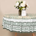 thumbnail image 3 of Lfeey Mandala Vintage Round Tablecloth, Wipeable Oil-Resistant Polyester Tablecloth, 60 inches, 3 of 6