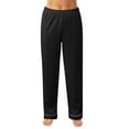 thumbnail image 2 of EHQJNJ Wide Leg Sweatpants Women Petite Length Women's Casual Wide Leg Cozy Pants Sweatpants Comfy Sports Pants with Pockets, 2 of 7