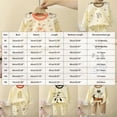 thumbnail image 4 of CAUYDY 0-3M 6-9M 1T Newborn Boy Picture Outfit Baby Boys Pjs Fall Winter Long Sleeve Shirt Elastic Pants 2PCS Set Preemie Clothes Infant Pajamas Cute Sizes 3-6 Months,White, 4 of 4