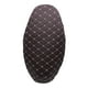 thumbnail image 5 of Funda de cojín para asiento de motocicleta de piel sintética transpirable de malla 3D para exteriores Marrón oscuro XL, 5 of 9