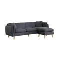 thumbnail image 5 of Brayden Dark Gray Fabric Sectional Sofa Chaise, 5 of 6