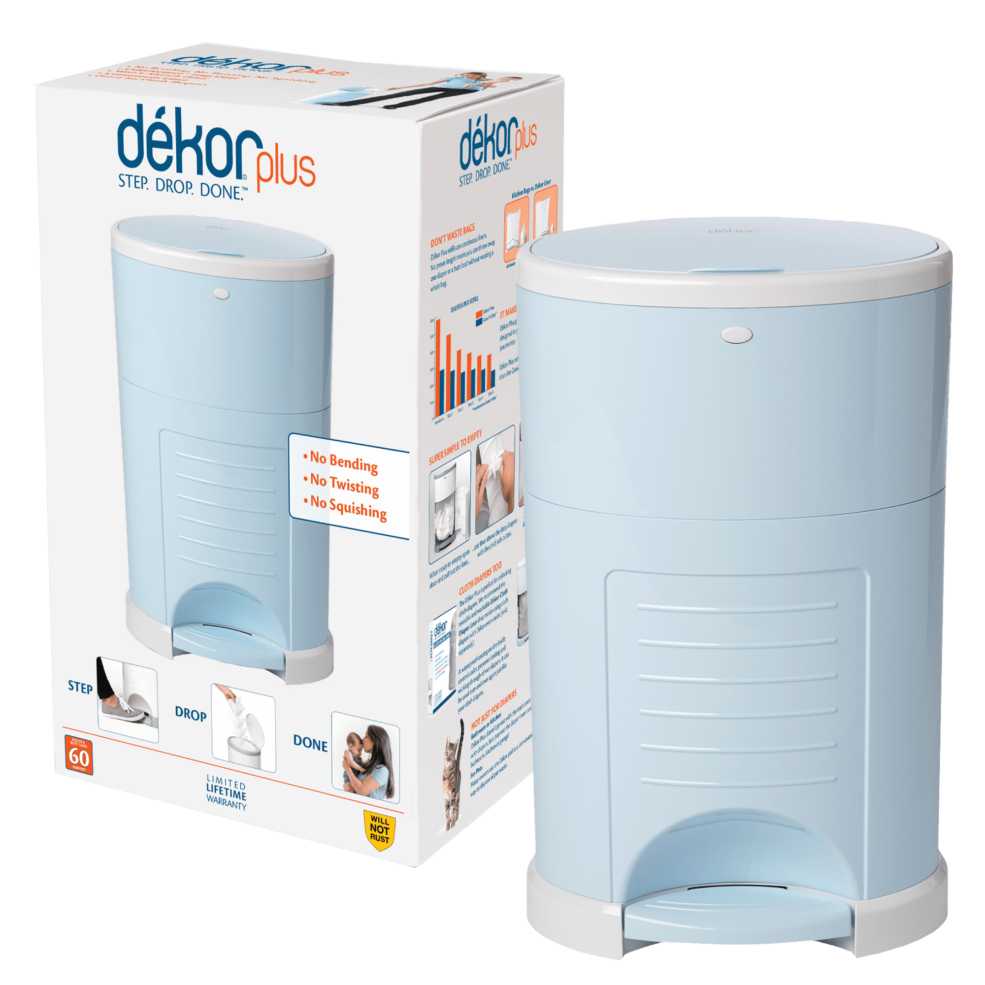 diaper dekor plus diaper pail