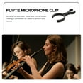 thumbnail image 3 of Miangastore 2pcs Flute Microphone Clip for Recording Multi-Functional Instrument Mic Mount High Sensitivity Portable Mic Holder for Flutes Drums, 3 of 8
