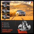thumbnail image 5 of A-Premium Wheel Hub and Bearing Assembly Compatible with Toyota Corolla 89-94 Chevrolet Geo 98-02 Geo Prizm 93-97 FWD Non-ABS Model Only Front Left or Right, 5 of 9