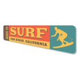 thumbnail image 4 of Born to Surf Novelty Decor, Metal Wall Sign - 4x18 Inches, 4 of 4