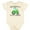 Natural, variant on Inktastic Grandpa's Little Farmer Green Tractor Boys or Girls Baby Bodysuit