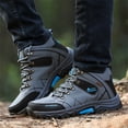 thumbnail image 3 of YOURDIARY Mens Hiking Boots Water Resistant Anti-Slip Outdoor Trekking Camping Shoes with Ankle Support, 3 of 7