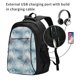 thumbnail image 2 of Easygdp enchanted winter snowflake holly Mochila para Laptop de Viaje con Puerto USB, Mochila para Laptop con Puerto de Carga USB para Mujeres y Hombres, 2 of 7