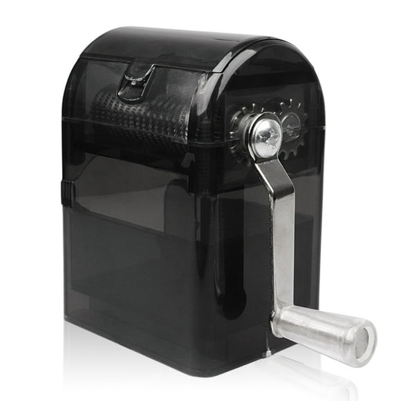 Millón de plástico Molinillo manual Pandemático de la pata de la sal del crudo interior Restaurante Interior Trituradora Equipo de herramienta de molienda con el almacenamiento inferior negro seitruly HA010997-01