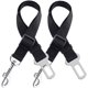 thumbnail image 1 of BRILLAR Cinturón de seguridad universal ajustable para perros, Ripstop negro, paquete de 2, 1 of 5