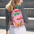thumbnail image 5 of Vsdgher Different Dogs Christmas Print Canvas Backpack Travel Rucksack Unisex Knapsack 15.7/17.7Inch Laptop Backpack for Work,College-Medium, 5 of 5