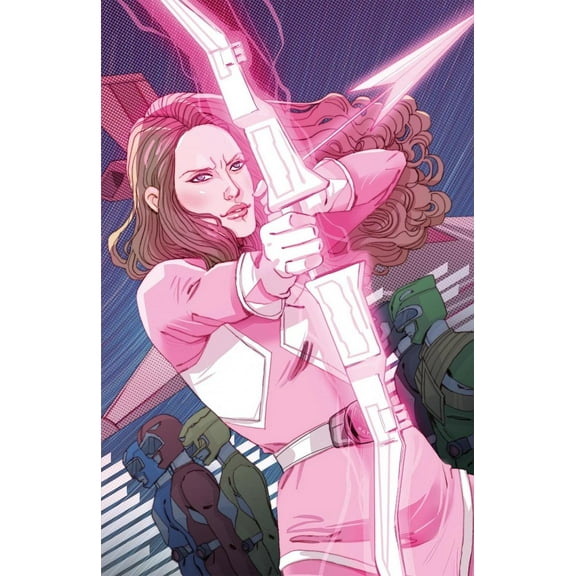 Mighty Morphin Power Rangers Pink 1B Blanco