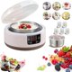 thumbnail image 4 of Productora de Yogur Probiótico de Gran Capacidad - Control de Temperatura Constante, Temporizador con Pantalla LED, 5 Vasos de Vidrio, para Uso Familiar Fermentación de Yogur Natto Kimchi, 4 of 8