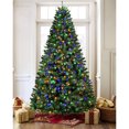 thumbnail image 4 of Christmas Trees Clearance, 7.5FT Pre-Lit Christmas Tree with 450 LED Lights, 1656 Tips, Upgraded Artificial Christmas Tree with Metal Stand, Indoor Christmas Decorations for Home, Festival, Party, 4 of 8