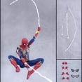thumbnail image 4 of Figuras de acción de los vengadores Infinity War, juguetes de modelos coleccionables de 15CM, Iron, Spiderman, cambio de cabeza, 4 of 5