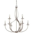 thumbnail image 2 of Quoizel SER5009IF Serenity 9-Light Foyer Chandelier in Italian Fresco, 2 of 3