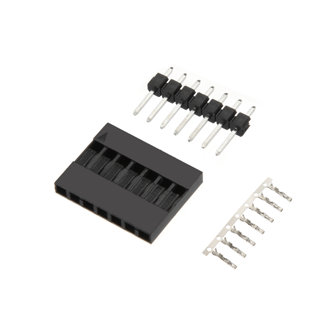 10 Pairs 2.54mm 7Pin Jumper Wire Housing w Male Female Pin Terminal