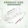 thumbnail image 2 of Uxcell 4 Pcs Dance Ribbons, 78.7 Inch Gymnastics Ribbon Streamers with Red Wand for Gymnastics Artistic, White, 2 of 7